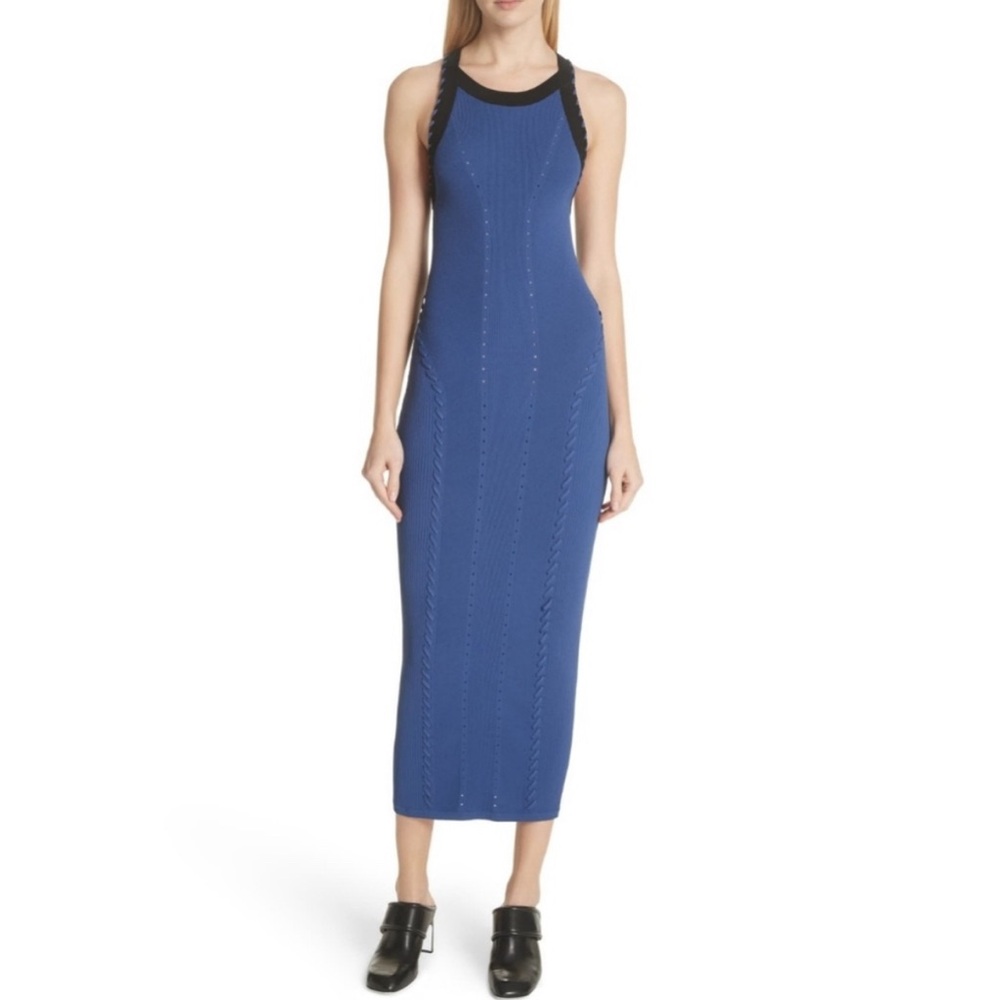 Rag & Bone Blue Brandy Maxi Dress
